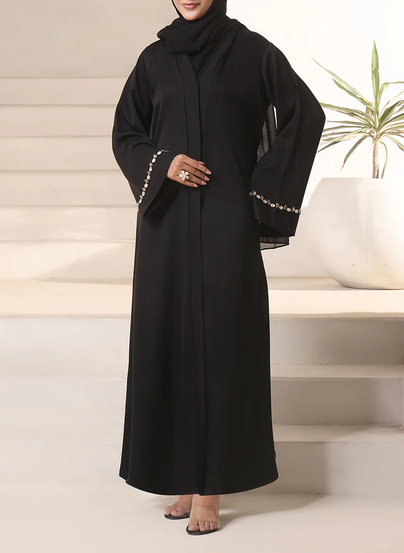 Crystal Bloom Nida Abaya | 0116-J-1078