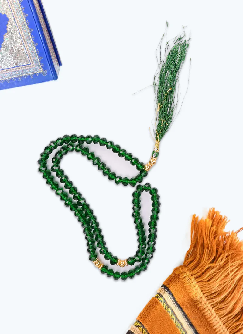 Emerald Green Crystal Tasbeeh