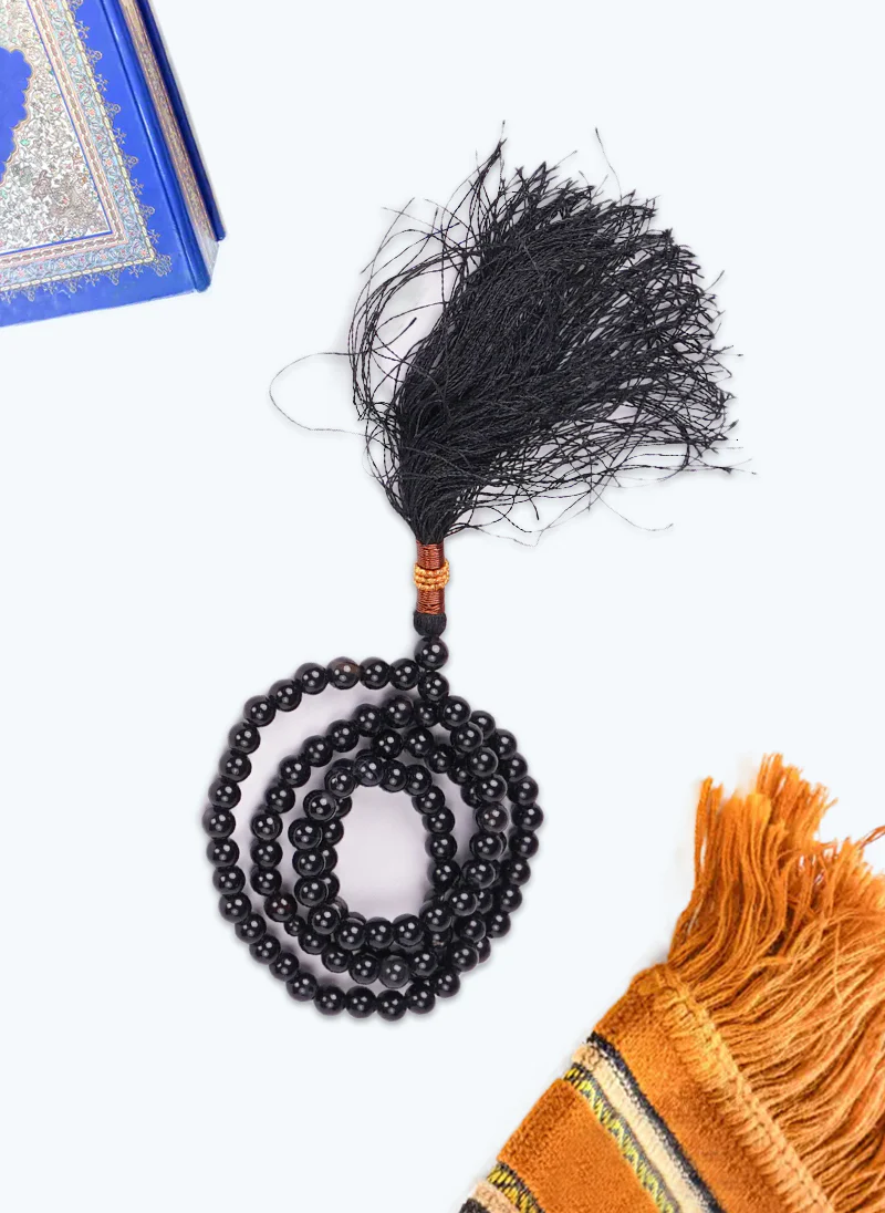 Black Aqeeq Tasbeeh Small