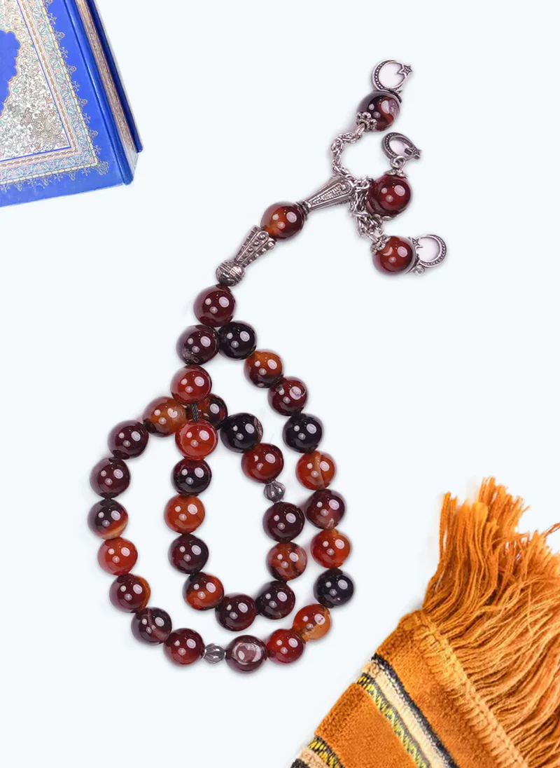 Brown marble Tasbeeh