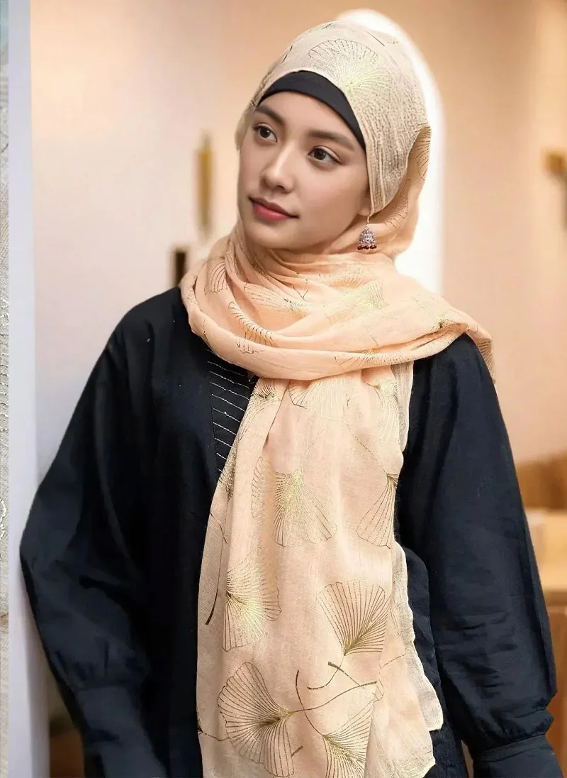 Golden Foil Hijab