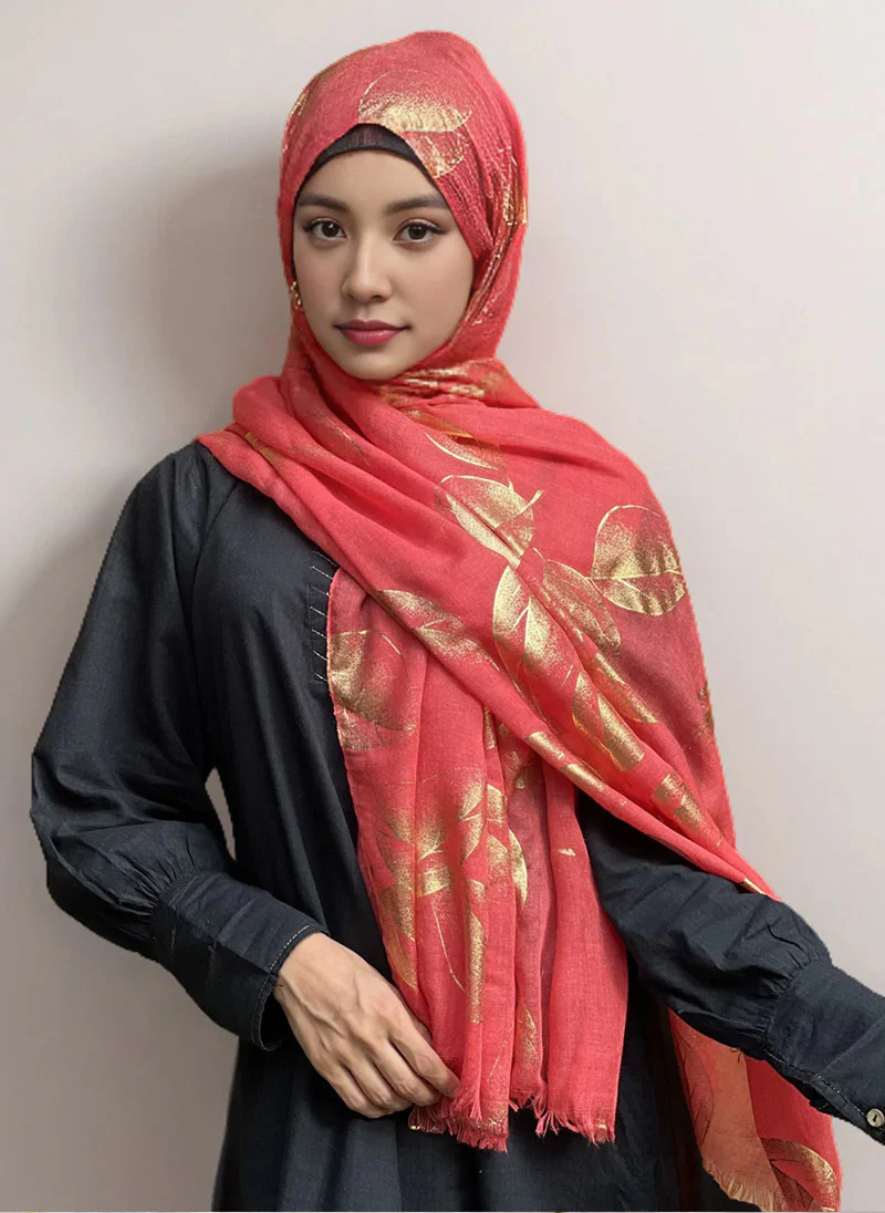 Gold Leaf Hijab