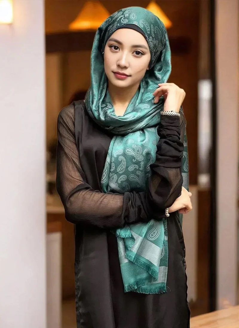 Paisley Print Hijabs
