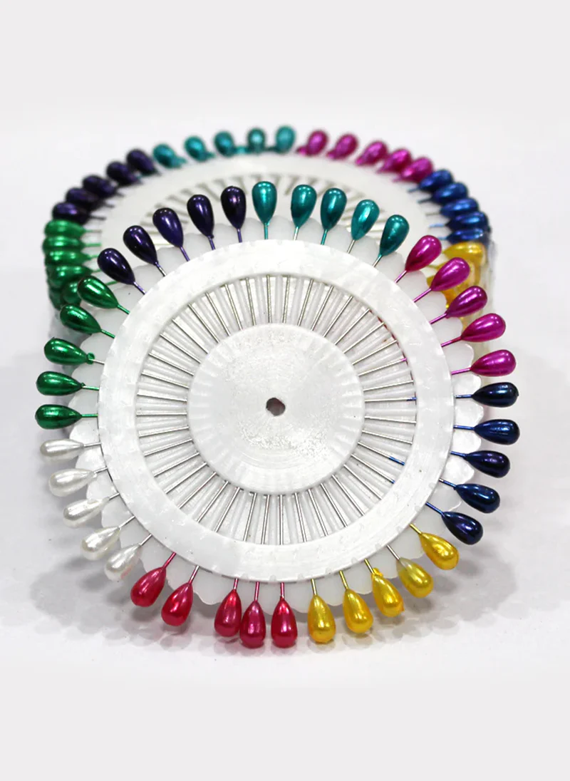 Ring Pins Big 40 Pcs Pkt Multi Color
