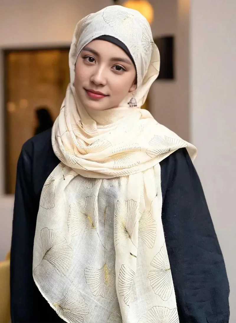 Golden Foil Hijab