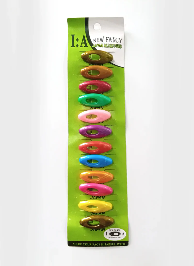 SCARF PIN JAPAN Pack Of 12 Multi Color