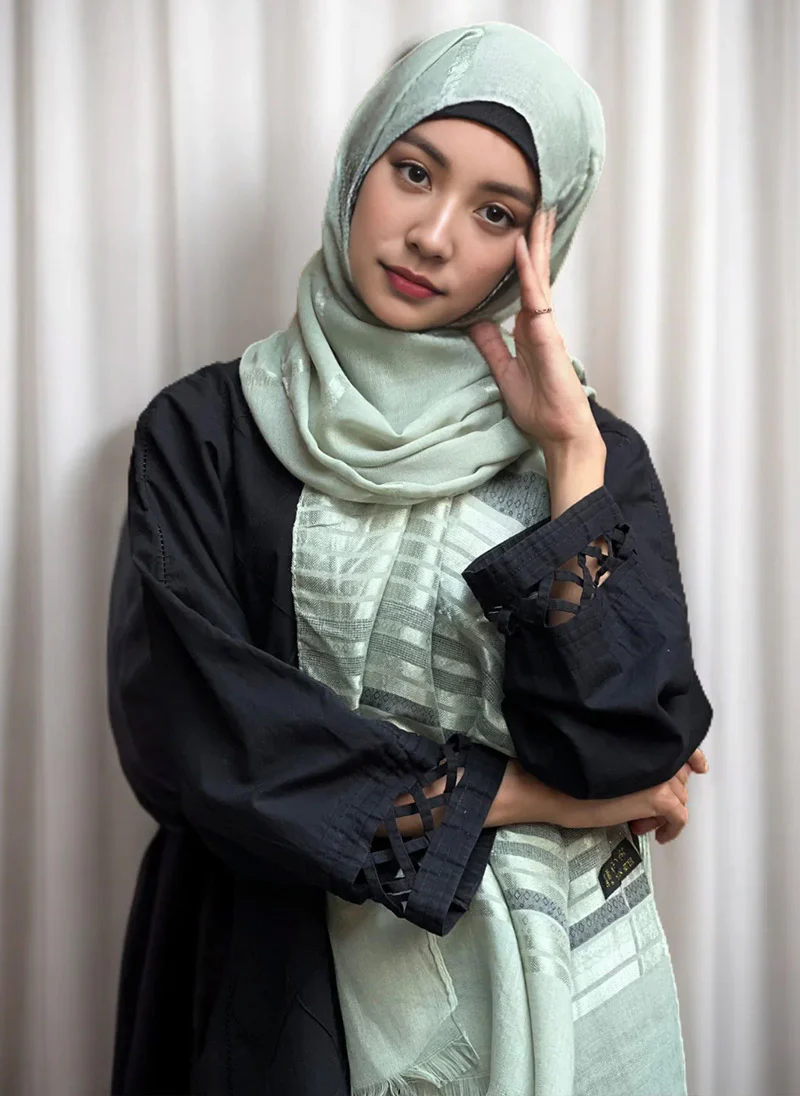 Solid Color Fancy Hijabs