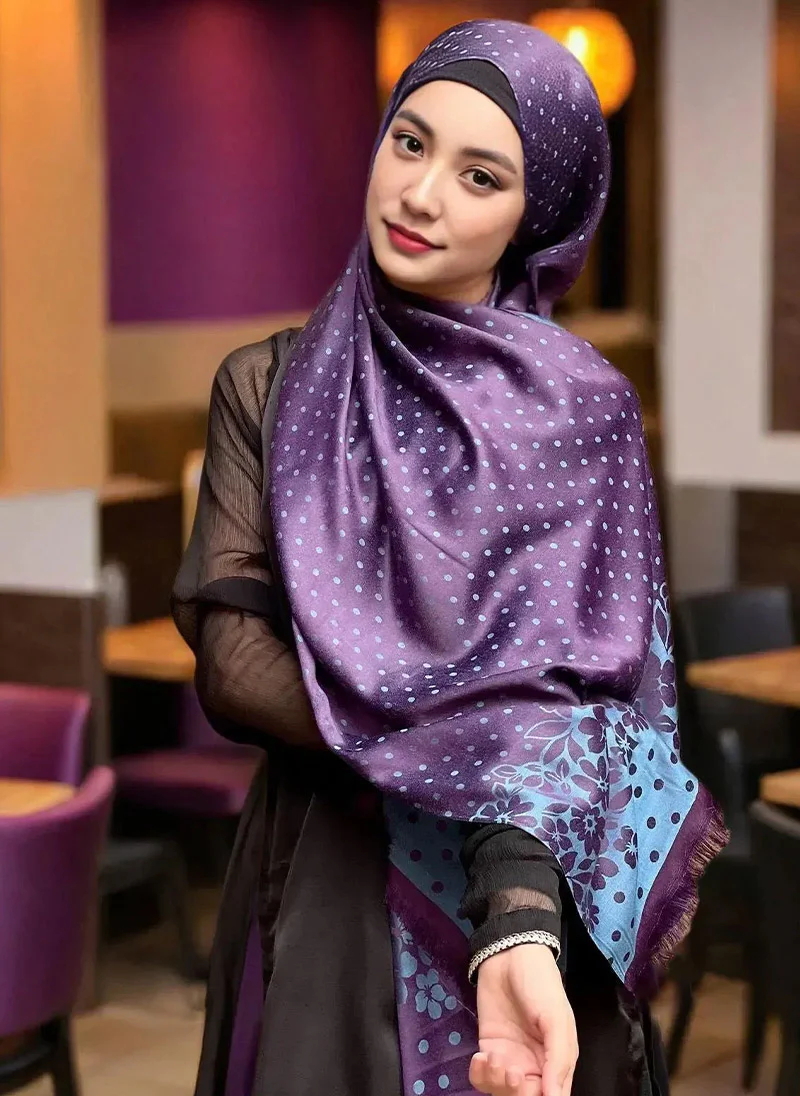 Dotted Print Hijabs