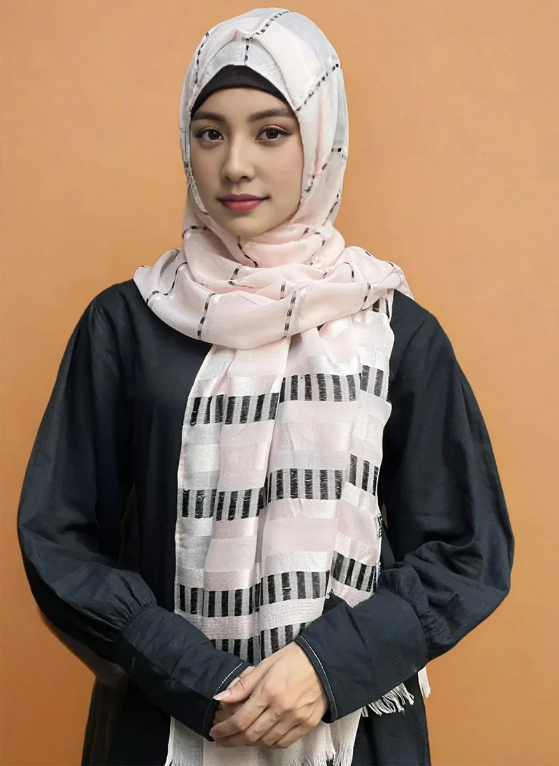 Elegant Stripes Hijab