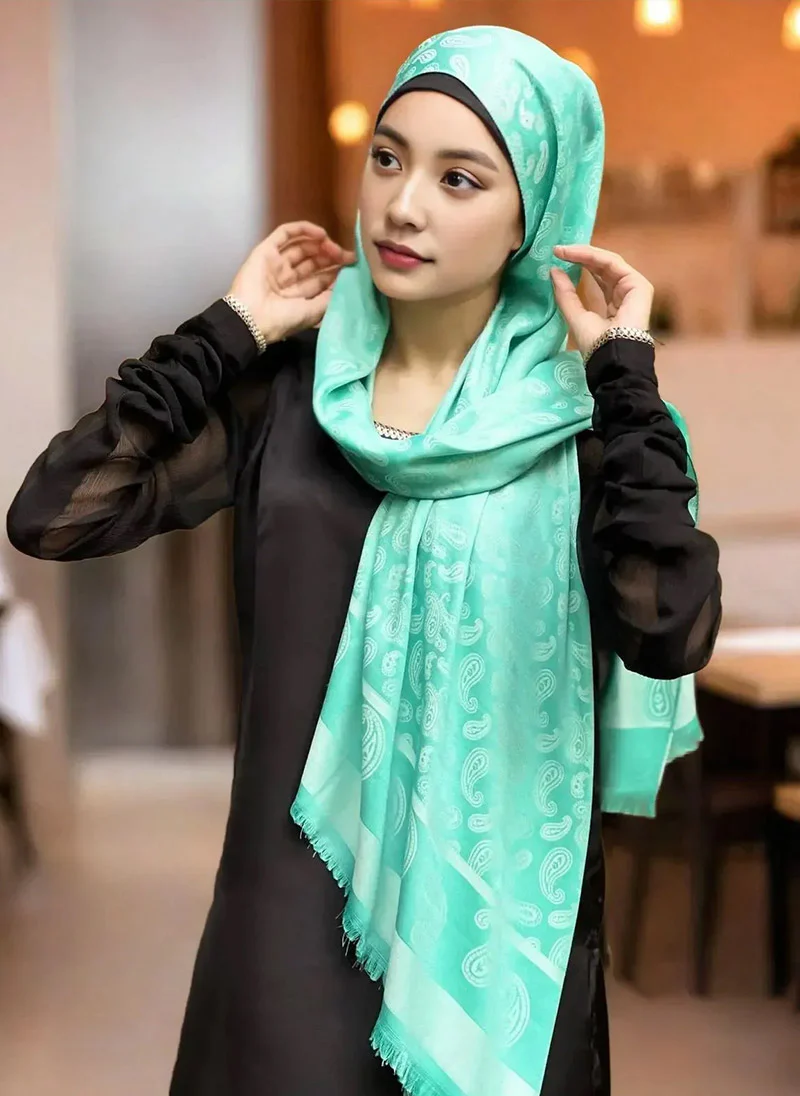 Paisley Print Hijabs