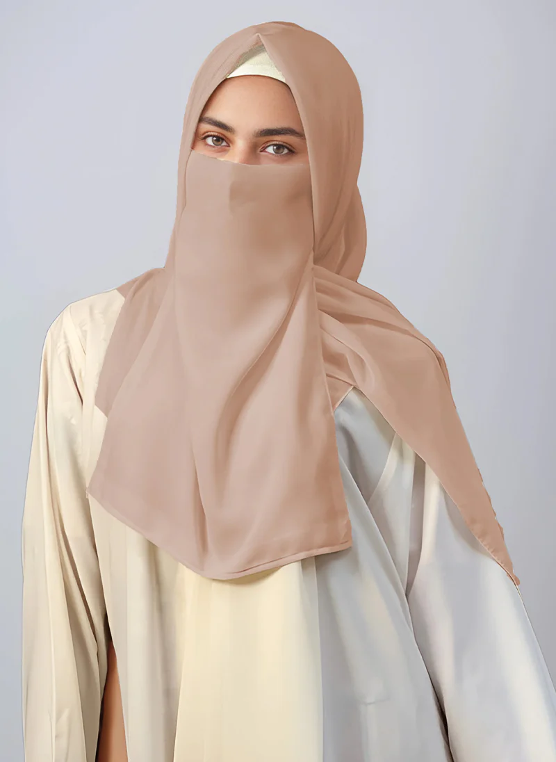 Hijab & Niqab Set - Skin