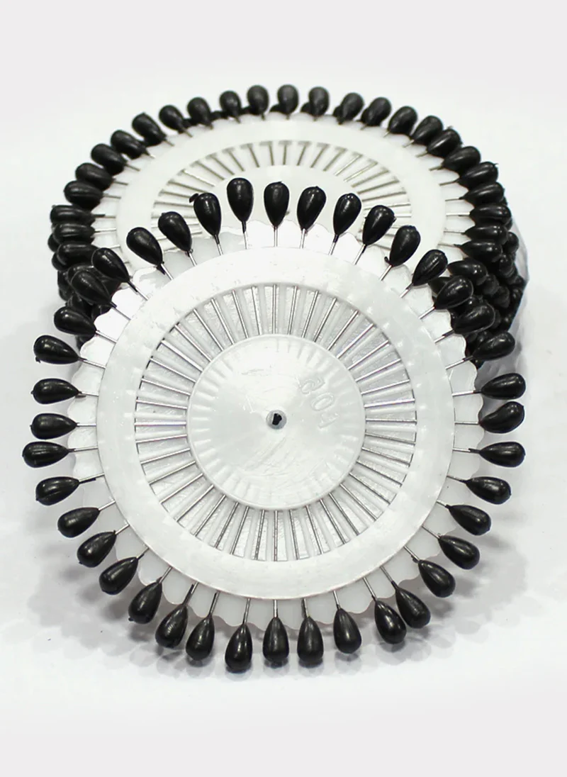 Ring Pins Big 40 Pcs Pkt Black