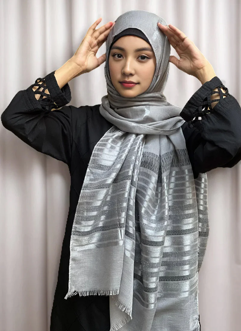 Solid Color Fancy Hijabs