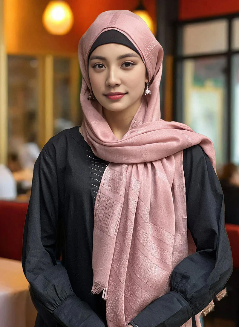 Solid Fancy Hijabs