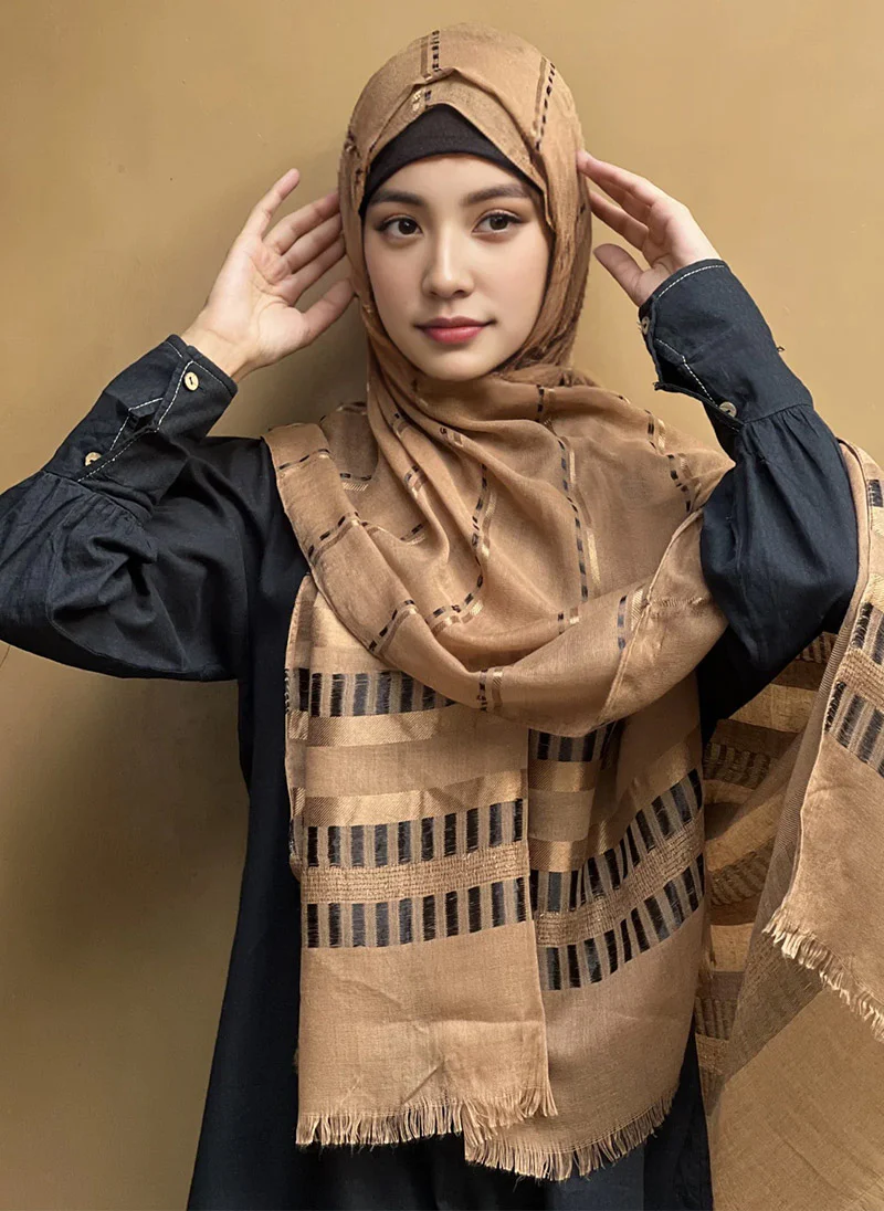 Elegant Stripes Hijab