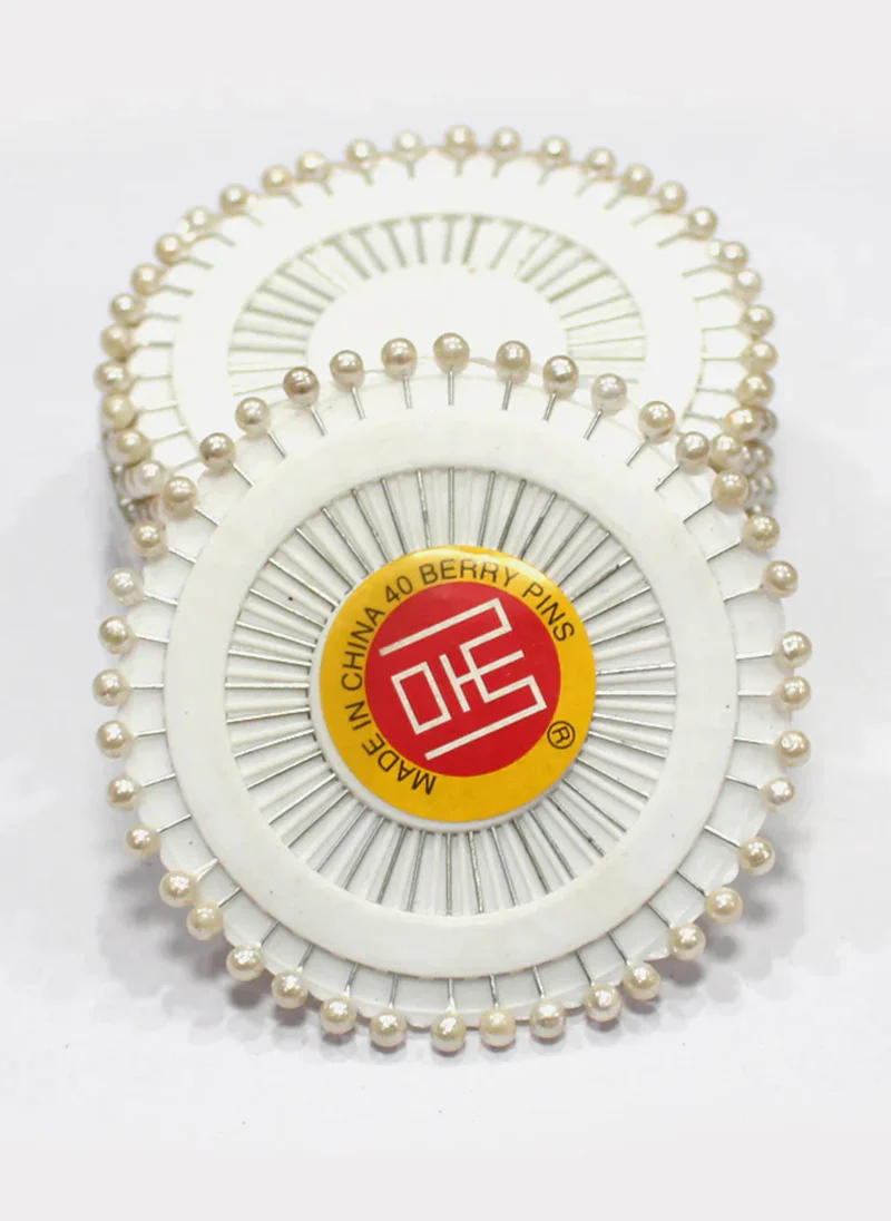 Ring Pins Small 40 Pcs Pkt Pearl White