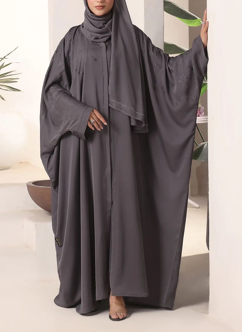 Smoky Stone Jilbab Abaya | JILBAB-C-1107