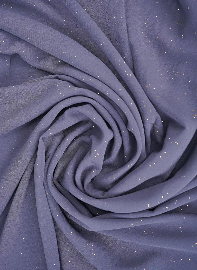 Glitter Chiffon Scarf | Light Purple