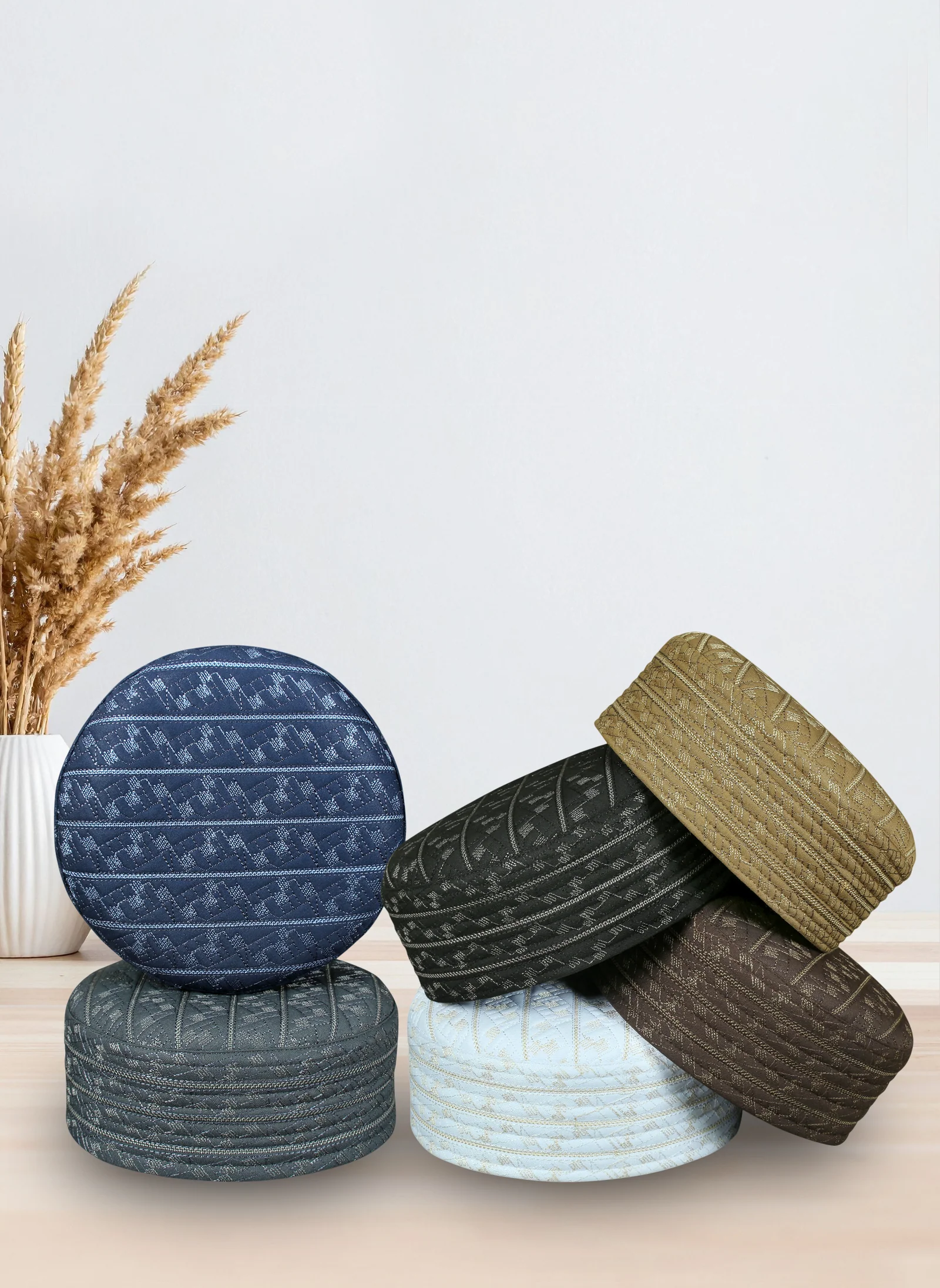 Nisaar Koofi - Premium Woven Prayer Cap