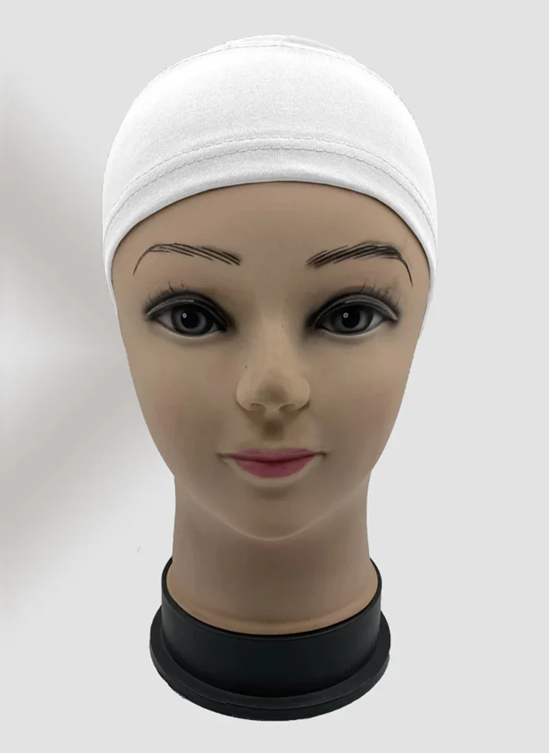 White Hooded Hair Bend