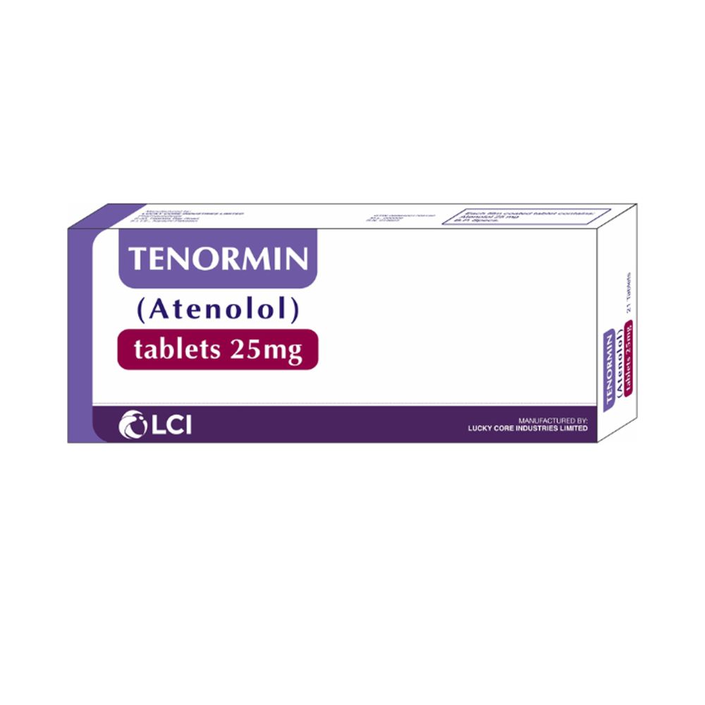 LCI Pharmaceuticals Tenormin Tablet, 25mg, 14-Pack