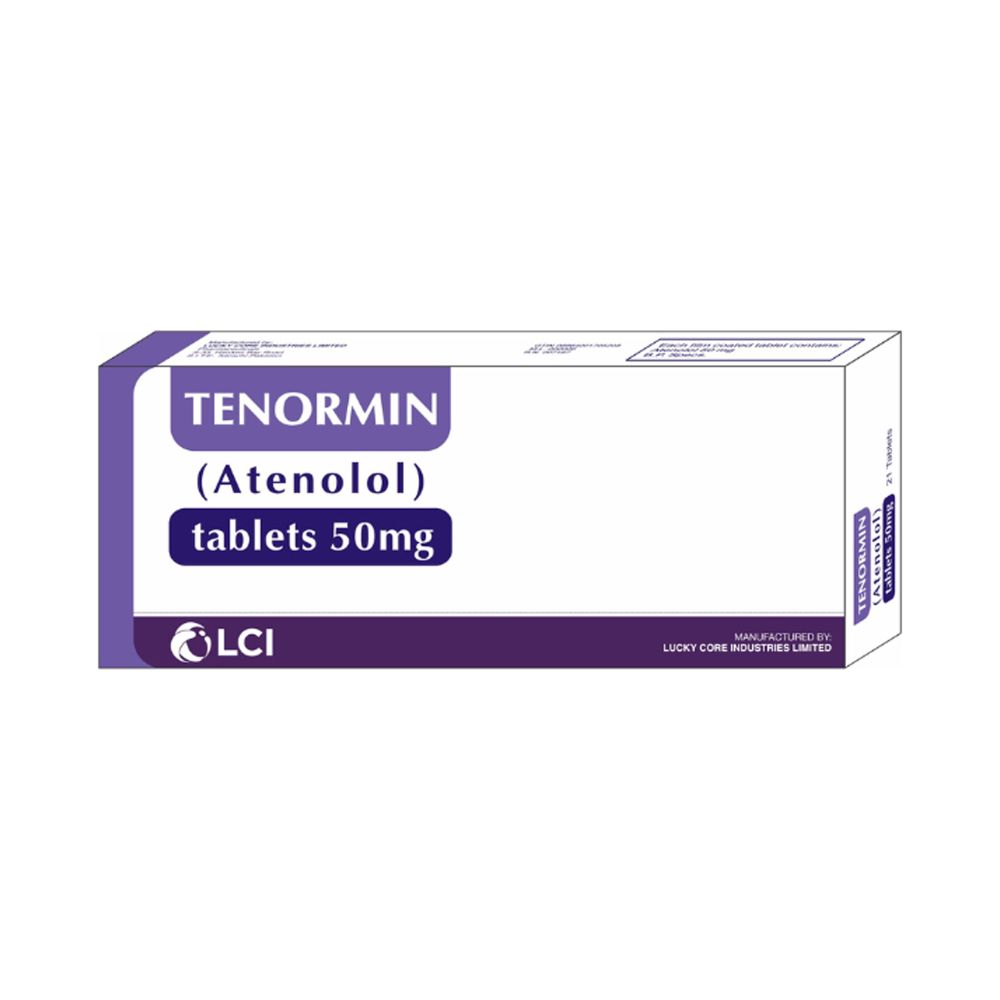 LCI Pakistan Tenormin Tablet, 50mg, 14-Pack