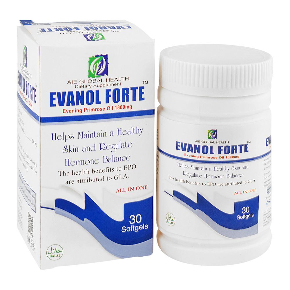 Evanol Forte Capsules Dietary Supplement, Bottle (30 Softgels)