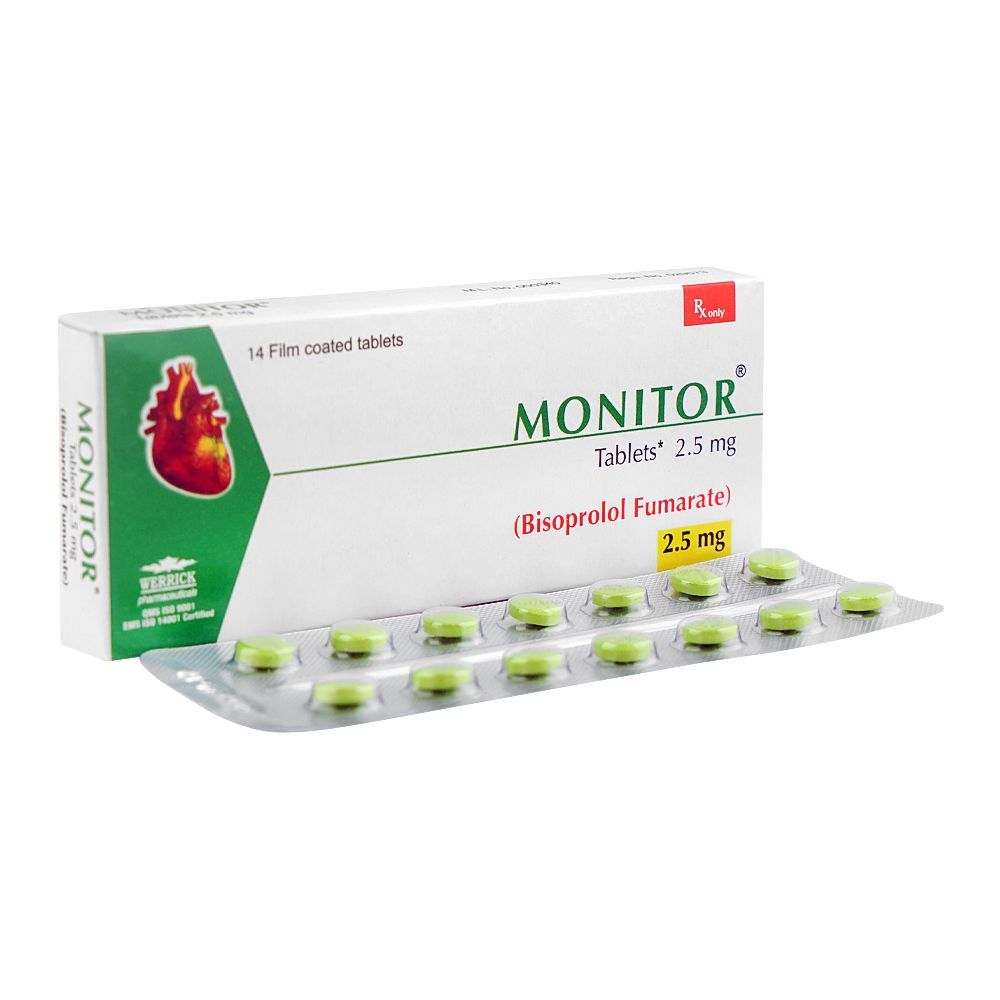 Werrick Pharmaceuticals Monitor Tablet, 2.5mg, 14-Pack