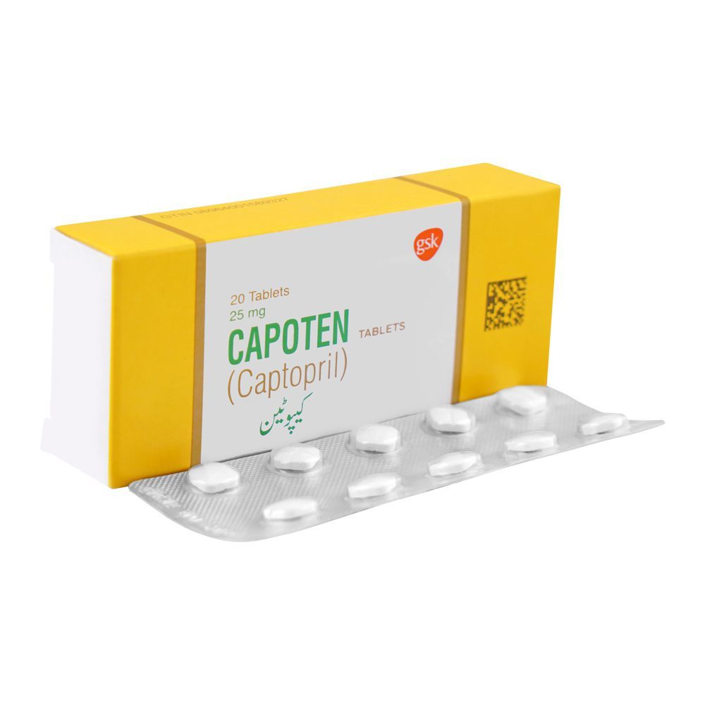 GSK Capoten Tablet, 25mg, 1-Strip
