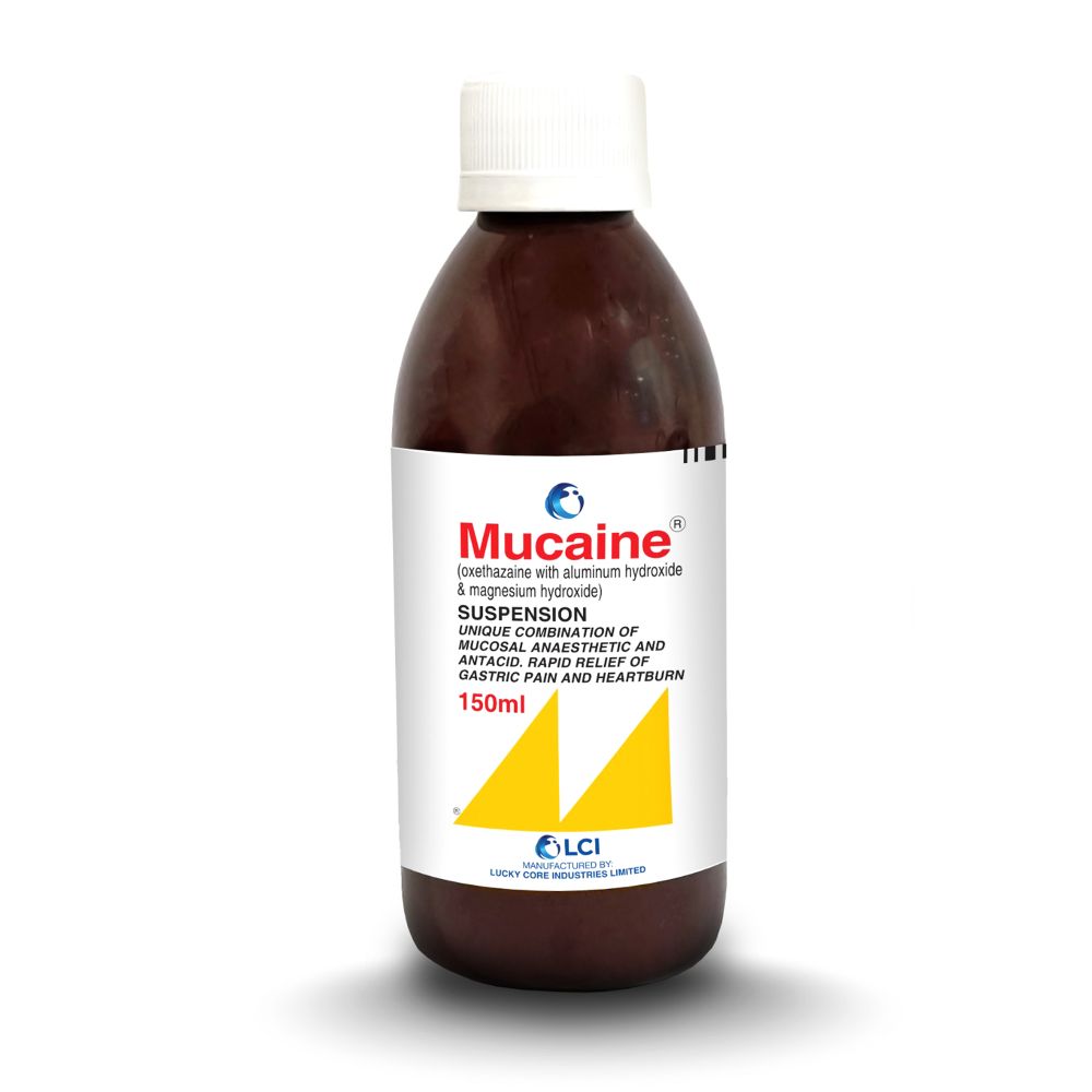 LCI Pharmaceuticals Mucaine Suspension, 150ml