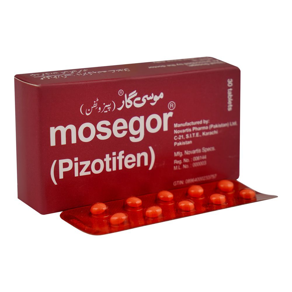 Novartis Pharmaceuticals Mosegor Tablet, 1-Strip