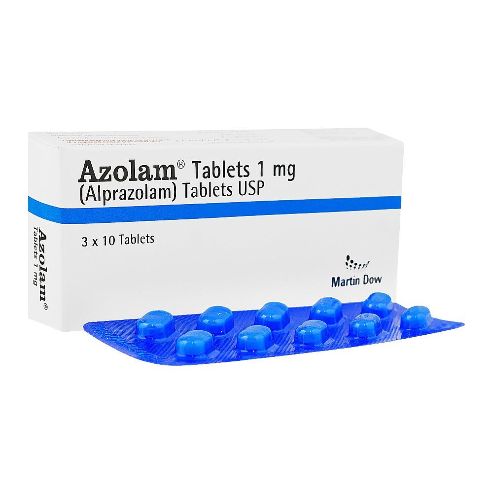 Martin Dow Azolam Tablet, 1mg, 30-Pack