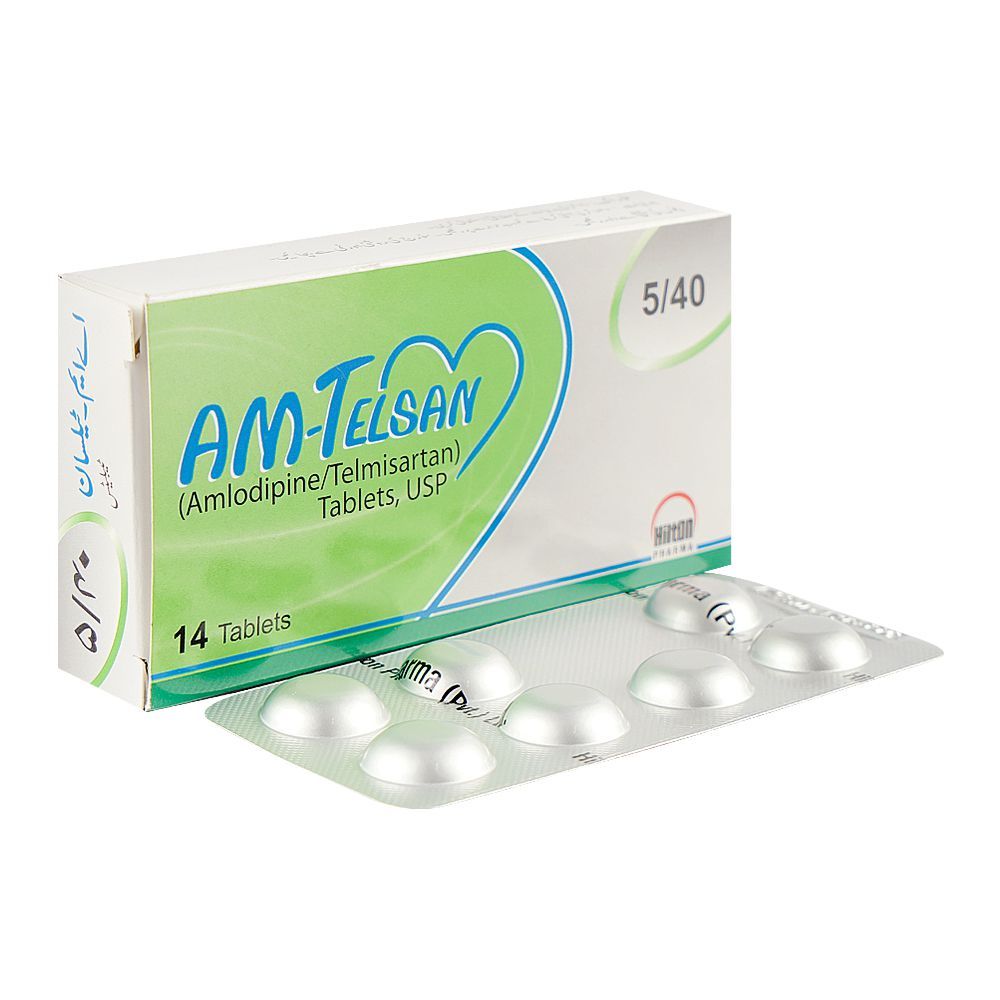 Hilton Pharma Am-Telsan Tablet, 5/40, 14-Pack