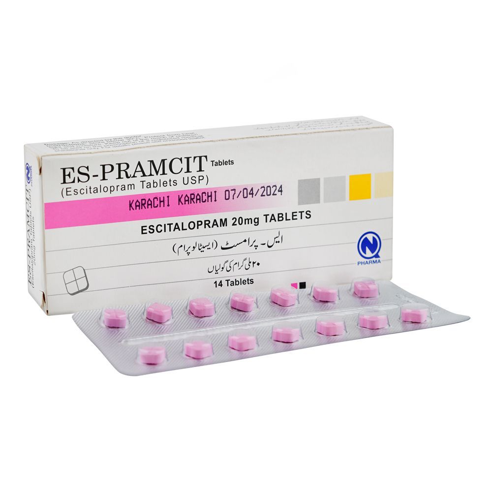 Es-Pramcit 20mg Tablets, Box