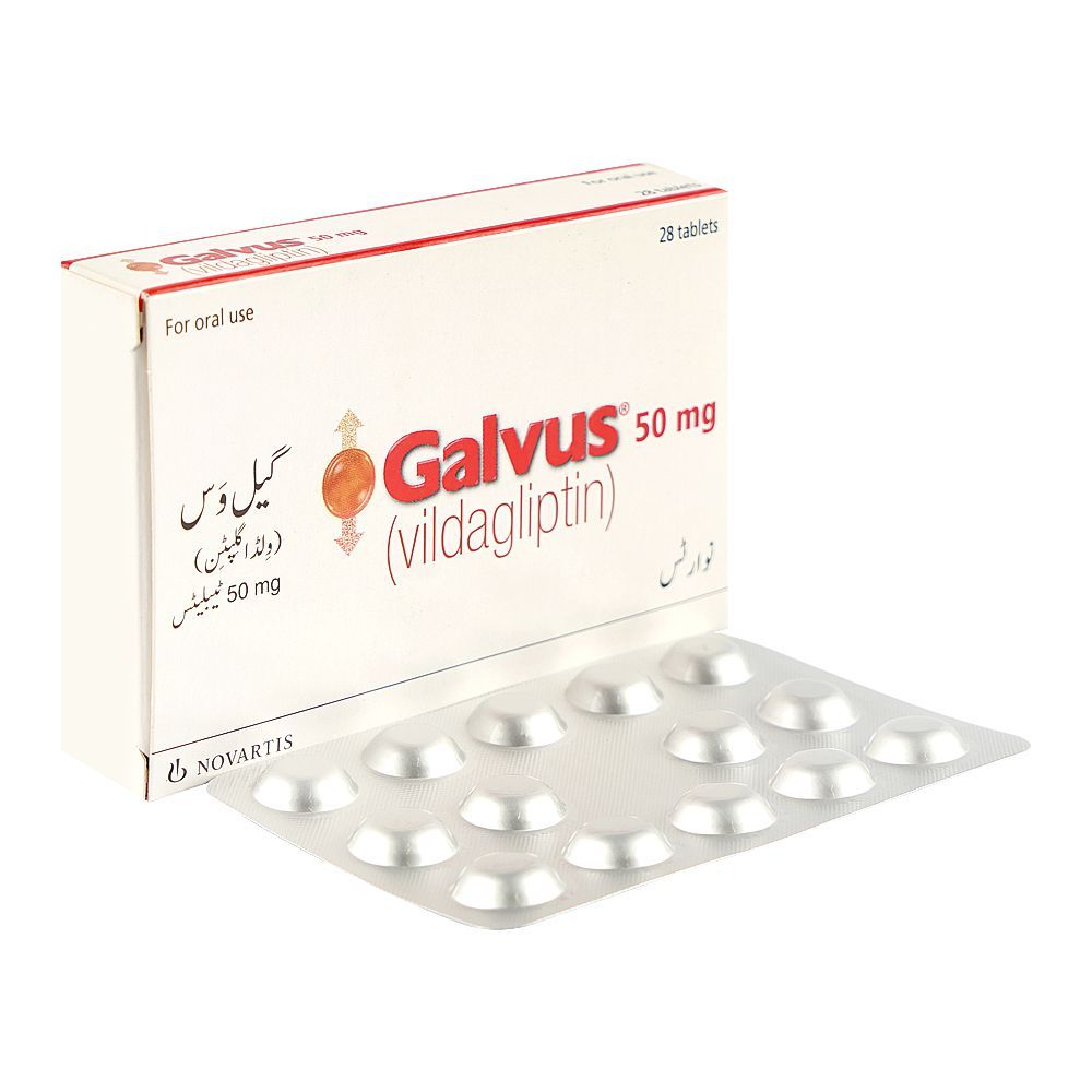 Novartis Pharmaceuticals Galvus Tablet, 50mg, 28-Pack