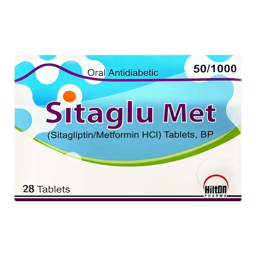 Sitaglu Met Tablets, 50/1000mg, 1-Strip