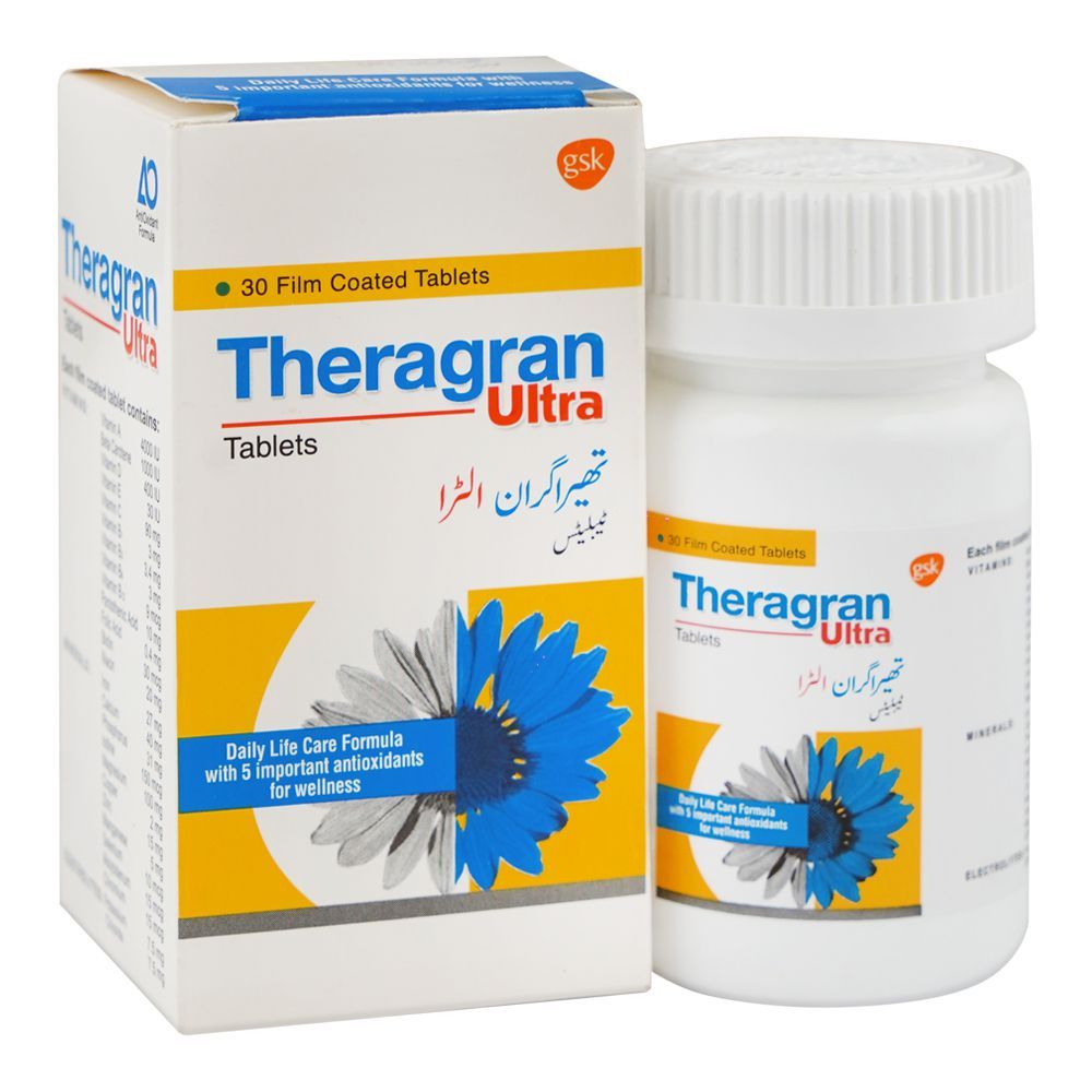 GSK Theragran Ultra Tablet Box, 30-Pack