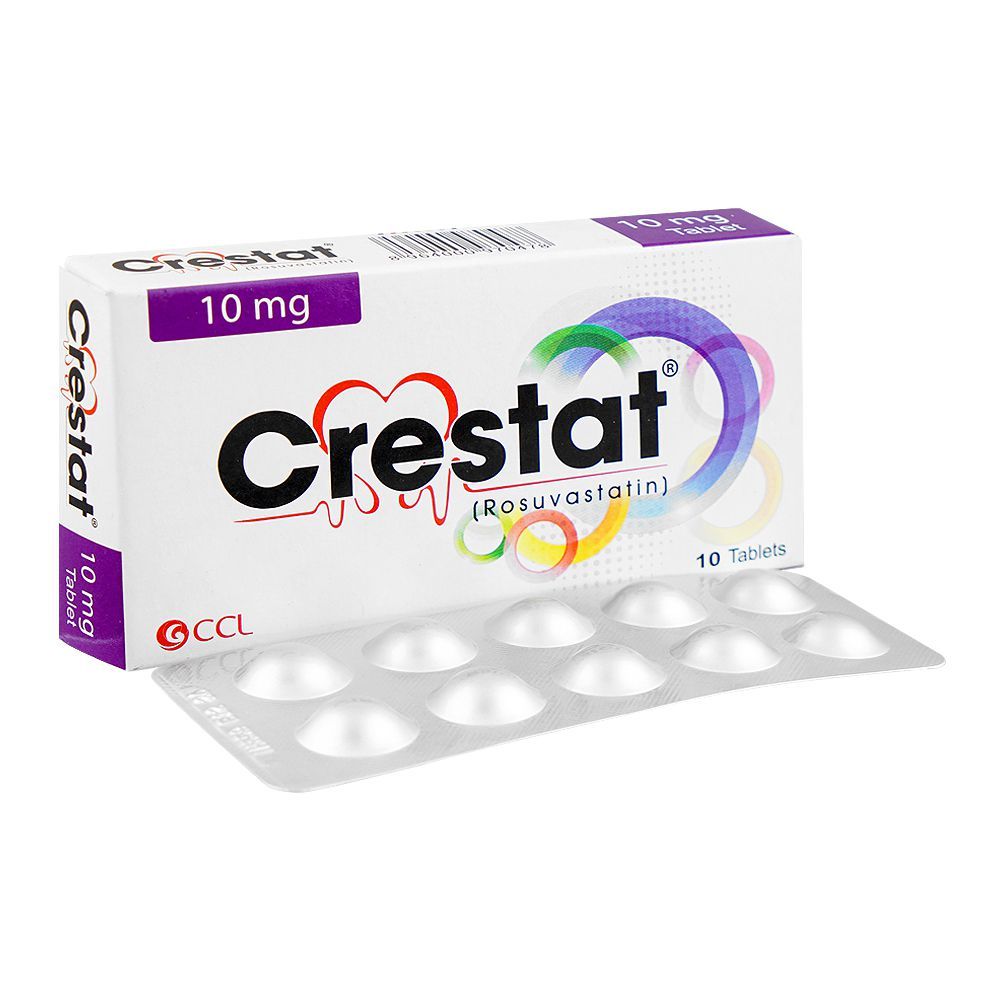Crestat Tablets 10mg, Box (10 Tablets)