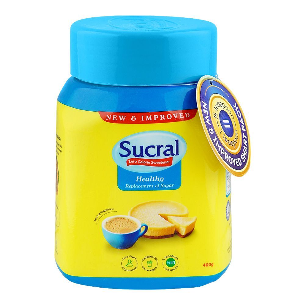 Sucral Zero Calories Sweetener Jar, 400g