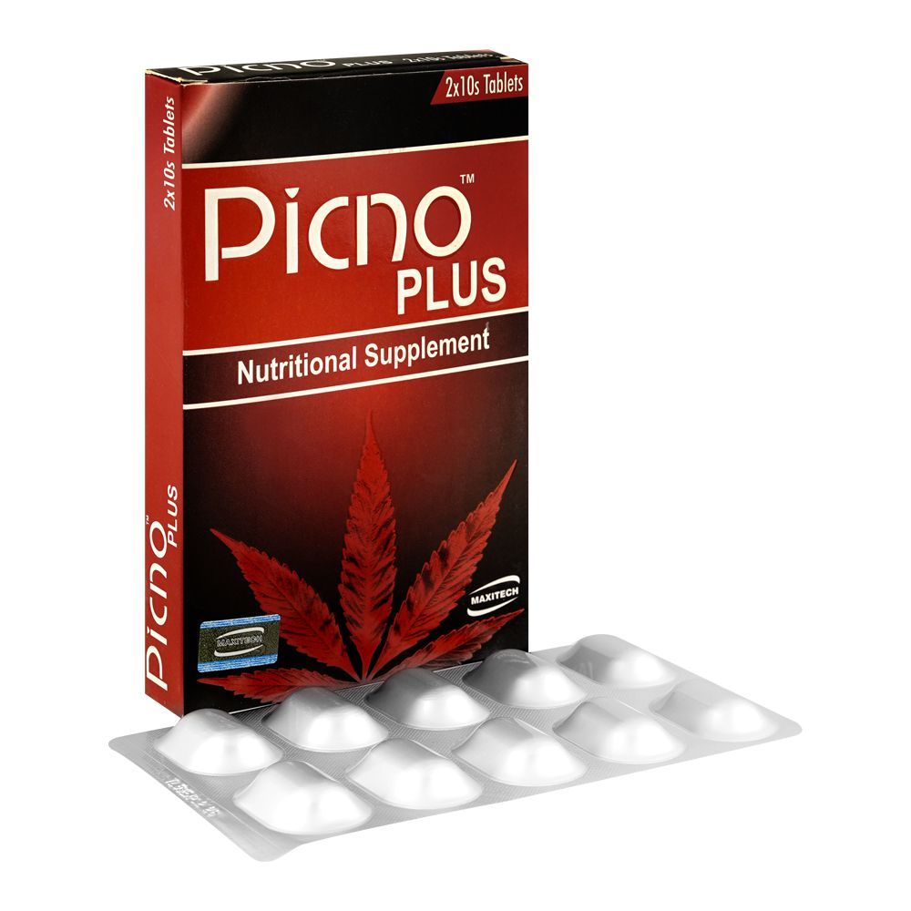 Picno Plus Nutritional Supplement, Box (20 Tablets)
