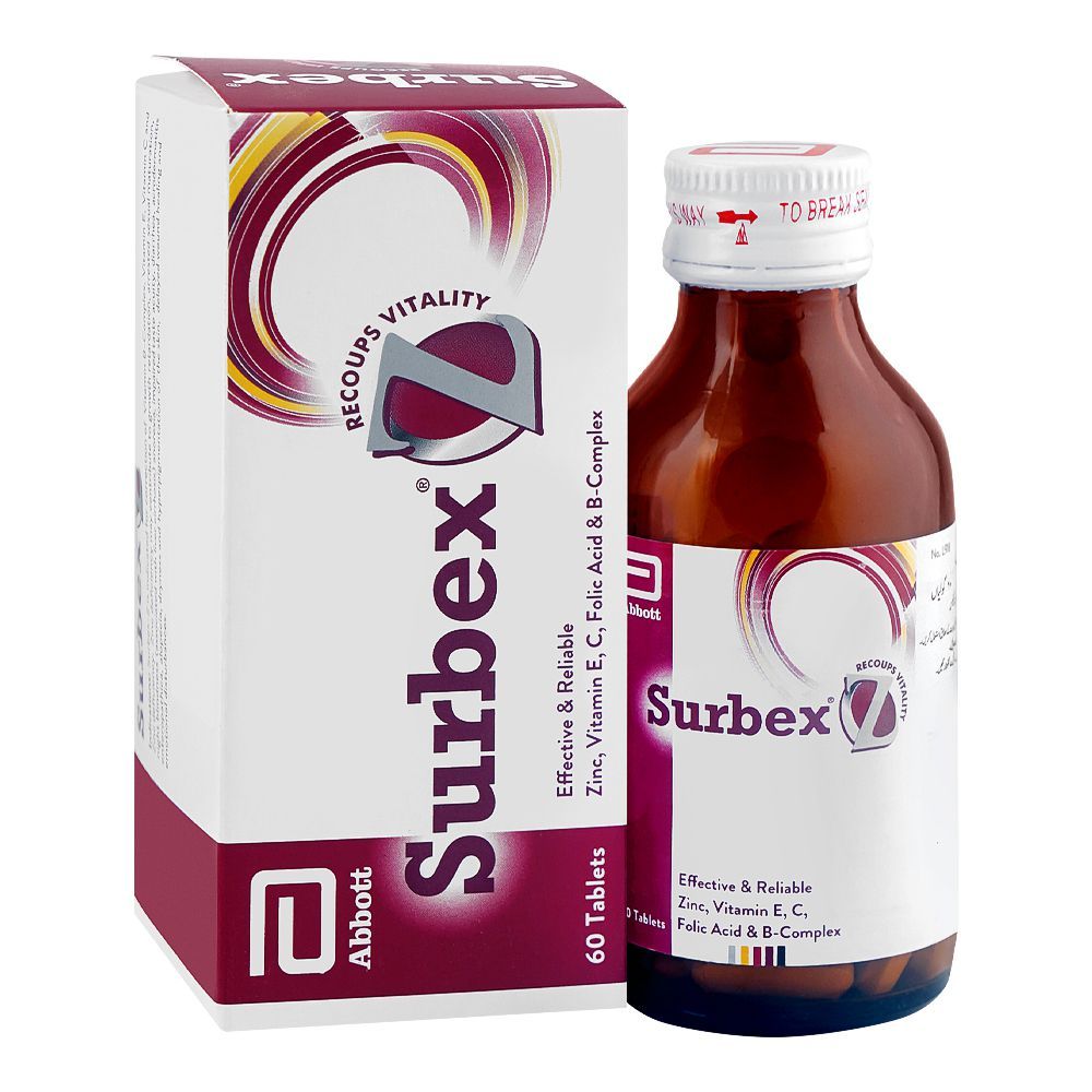 Abbott Surbex Z Tablet, 60-Pack