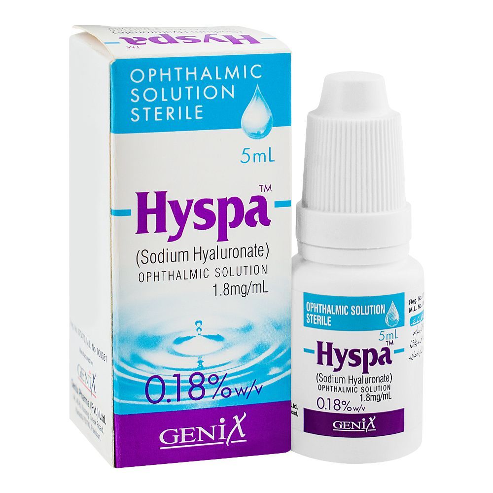 Genix Pharma Hyspa Ophthalmic Solution, 5ml