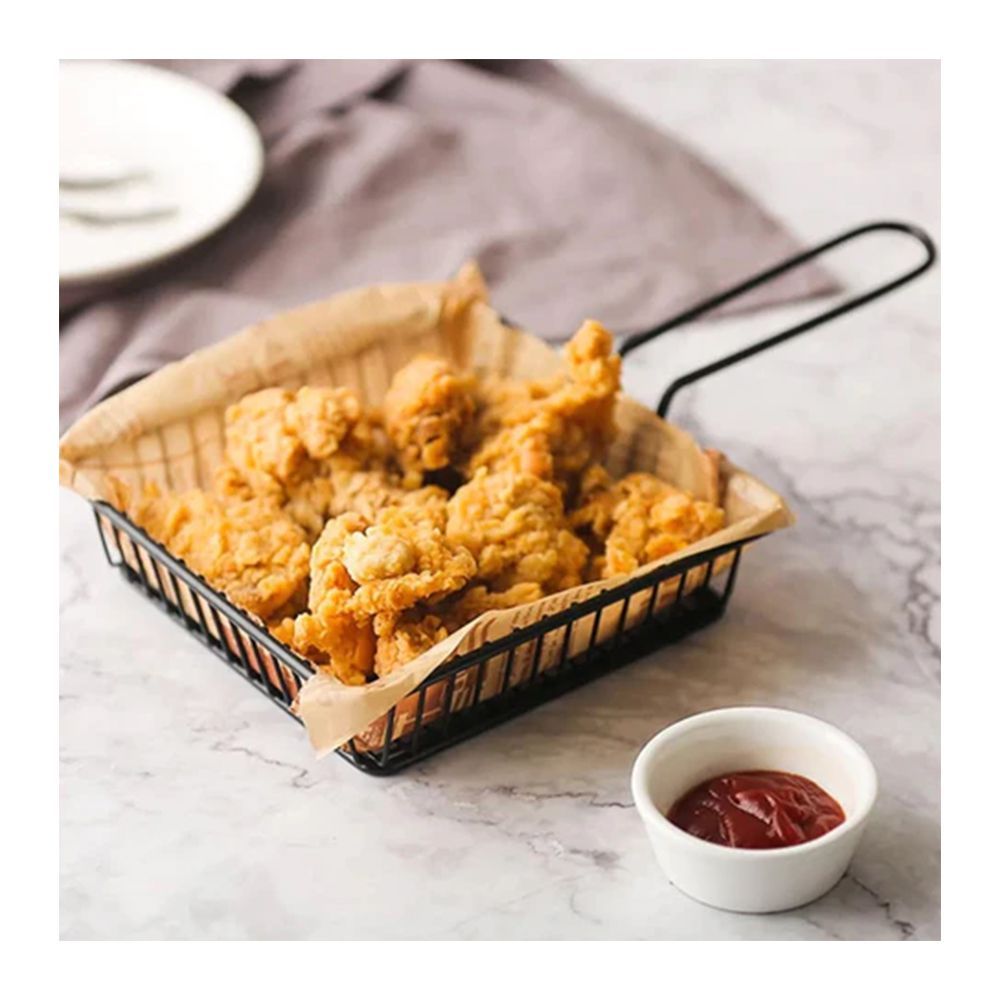 Matrix Snack Bucket & Restaurant Style Serving Platter, Large, Square