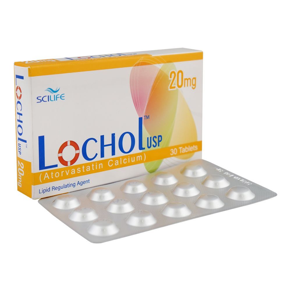 Scilife Pharma Lochol Tablet, 20mg, 30-Pack