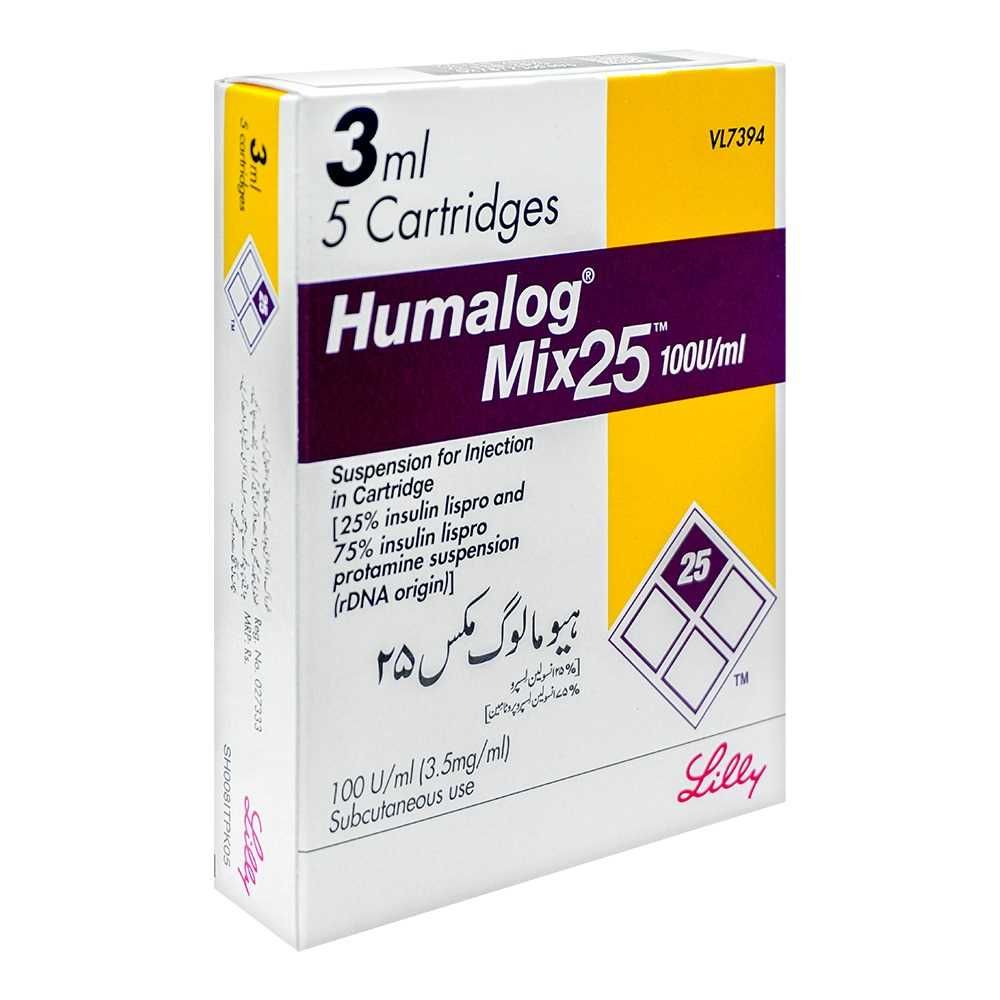 Eli Lilly Humalog Mix 25  Inj 100iuml