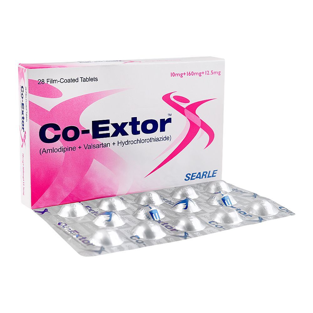 Searle Co-Extor 10+160+12.5mg, 28 Teblets Box