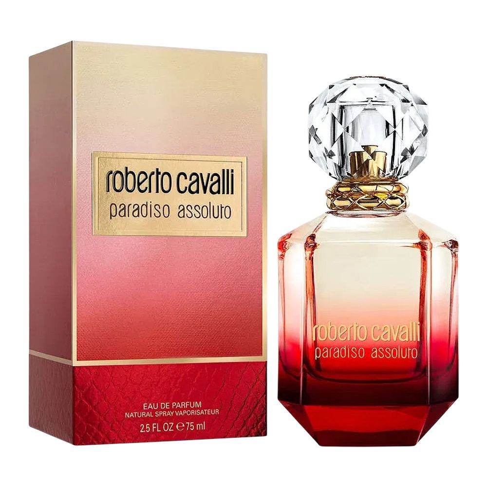 Roberto Cavalli Paradiso Assoluto Perfume, Eau de Parfum, For Women, 75ml