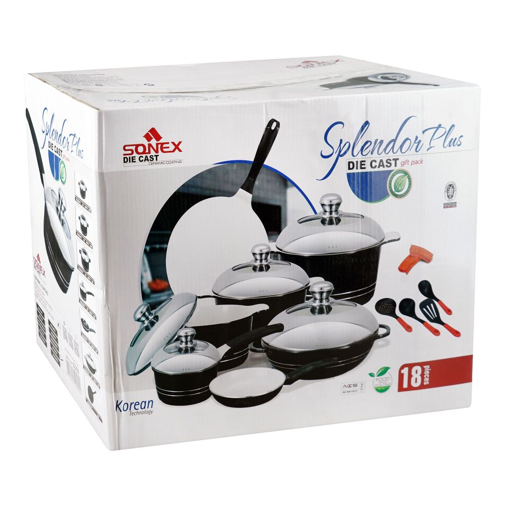 Sonex Splendor Plus Cookware Gift Pack, 52292, 18-pack