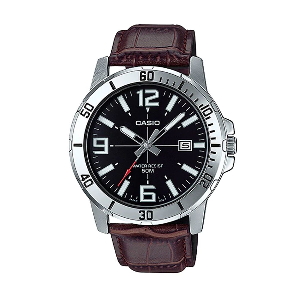 Casio Men's Band Analog Watch, MTP-VD01L-1BVUDF