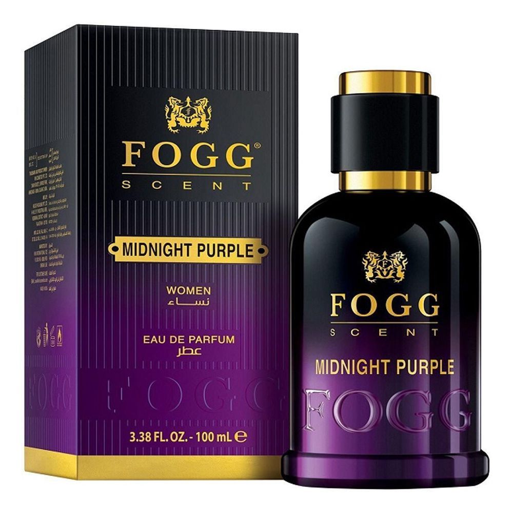 Fogg Scent Midnight Purple, Eau de Parfum, For Women, 100ml
